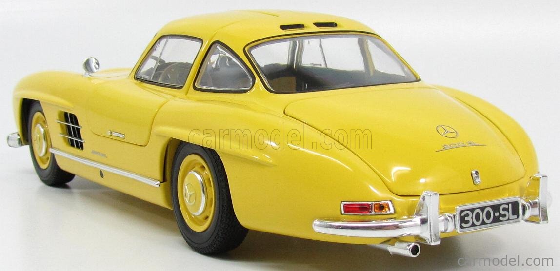 MINICHAMPS 180039009 Scale 1 18 MERCEDES BENZ 300 SL GULLWING W198 1954 YELLOW