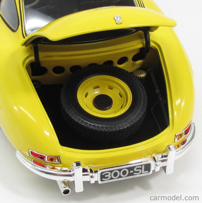 Miniature Minichamps 1/18 Mercedes Benz 300SL 1954 - Blanche, Métal