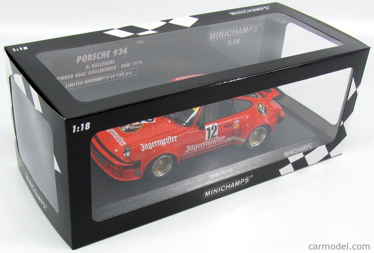 MINICHAMPS Porsche 934 Jägermeister 12 1:64 Tarmac X Minichamps Porsche 934 Jägermeister #68