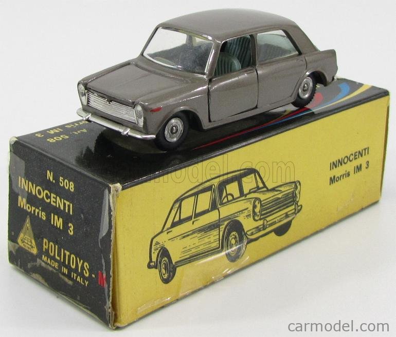 Miniature Politoys 1/43 – Innoncenti Morris IM3 – Fibre De Verre Verte – 1968 – Rare