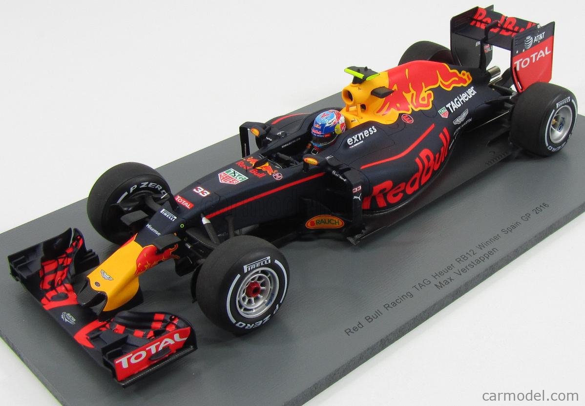 RED BULL - F1 RB12 TAG HEUER N 33 WINNER SPANISH GP 2016 MAX VERSTAPPEN