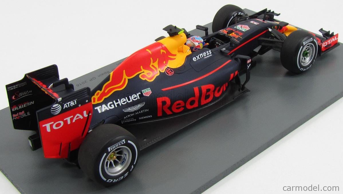 RED BULL - F1 RB12 TAG HEUER N 33 WINNER SPANISH GP 2016 MAX VERSTAPPEN