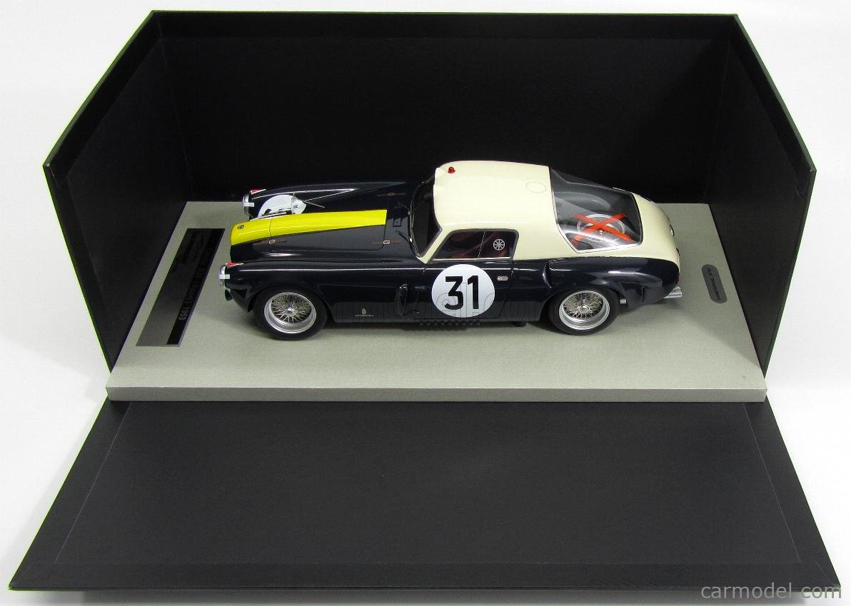 Miniature Spark Lancia D20 N°31 24H Le Mans 1953 - Manzon/Chiron - 1/43 Résine Neuve