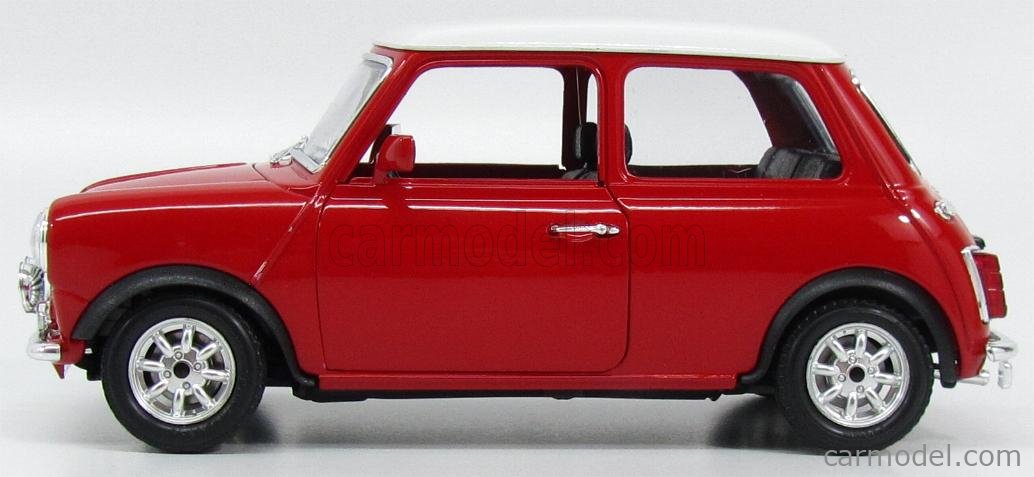 BURAGO 34109 Scale 1/16 | MINI COOPER MONTECARLO 1960 RED WHITE