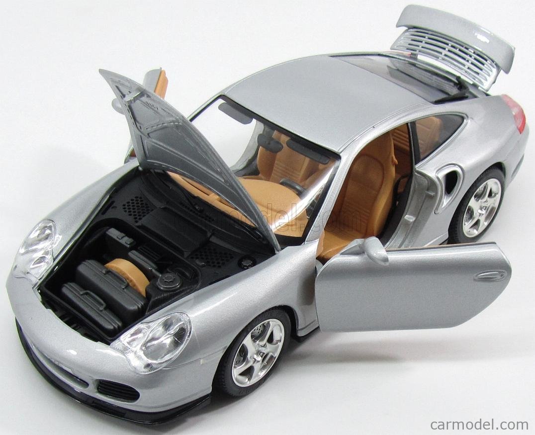BURAGO 3367 Scale 1/18 | PORSCHE 911 996 TURBO COUPE 2000 SILVER BURAGO 3367 Scale 1/18 | PORSCHE 911 996 TURBO COUPE 2000 SILVER