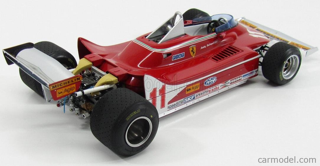 Ferrari 312T4 F1, N°11, Vainqueur GP Monza 1979, Jody Scheckter, Bburago 1/18, Neuve