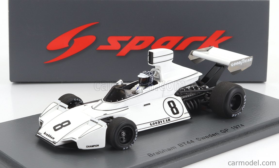 Brabham BT44 - GP. Brésil N° 8 Richard Robarts 1974, Spark 1:43