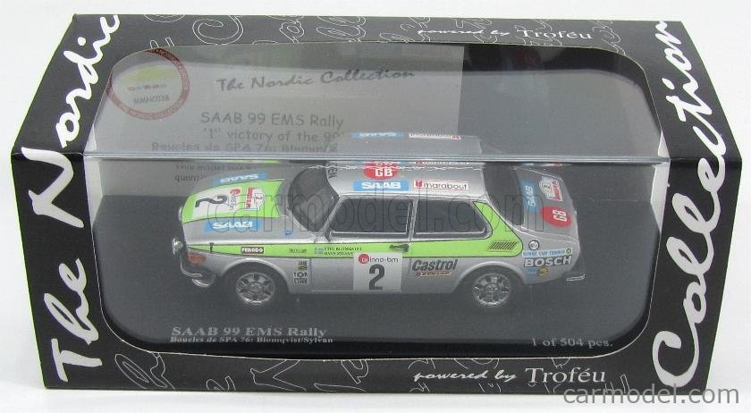 Modèle Réduit Polistil 1/43 - Saab 99 LCM 2.0 Rallye 1973 - Avec Boîte, Rare
