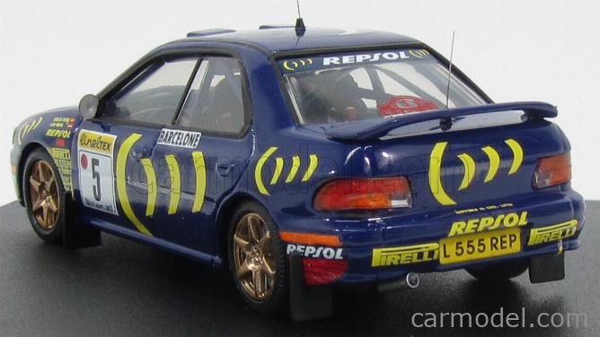 Voiture Miniature Subaru Impreza Rallye De Catalogne 1995 N°5 - Échelle 1/43 - Altaya/Ixo - Neuf