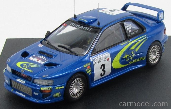 1119 1/43 スバル インプレッサ WRC 3号 バーンズ アルゼンチン 2000