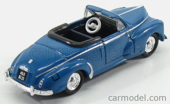 Norev F Peugeot 203 cabriolet bleu premier modele 1946 dessous tole 1/63
