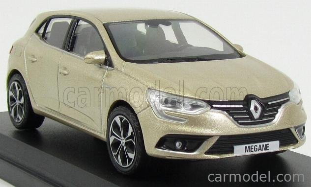 Renault Mégane 2016 Beige Métal, Miniature NOREV 1:43, Neuve Sous Boîte