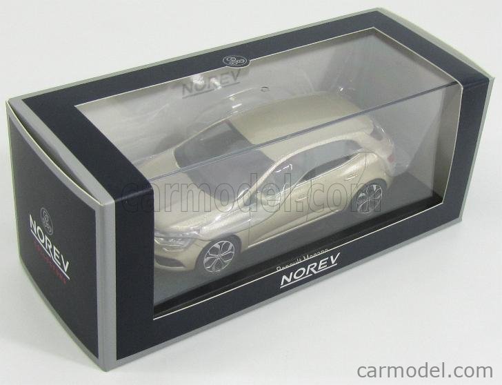 Renault Mégane 2016 Beige Métal, Miniature NOREV 1:43, Neuve Sous Boîte