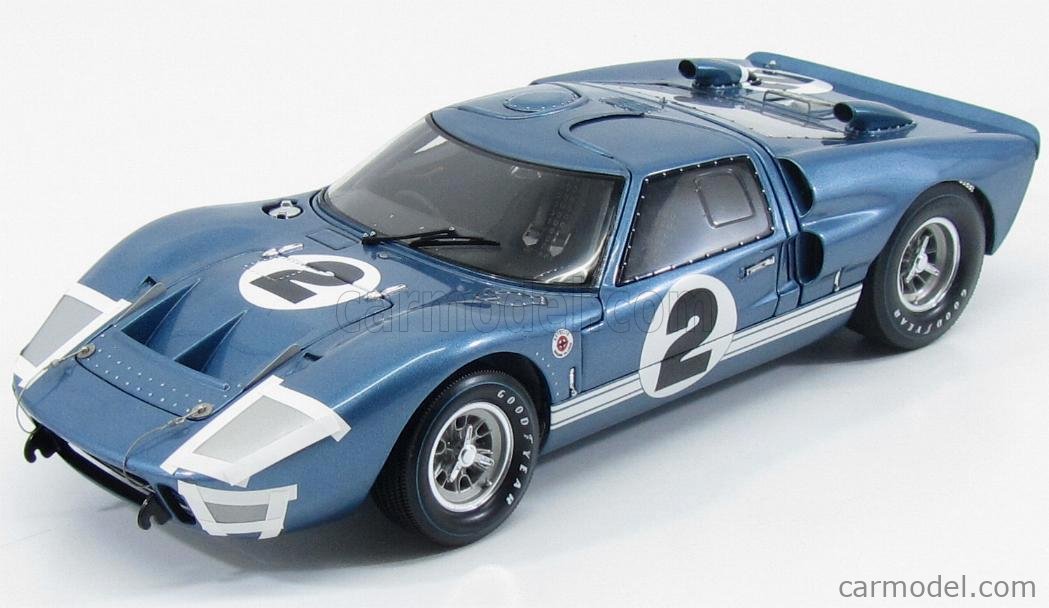 Exoto - 1966-67 Exoto Ford GT40 Mk II - 1966 Sebring 12 Hours, Grant/Gurney