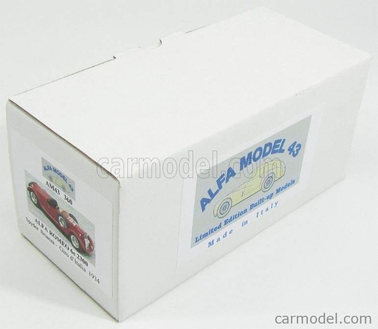 AutoCult 1:43 Alfa Romeo 6C 2300 Pescara Berlinetta Año de construcción