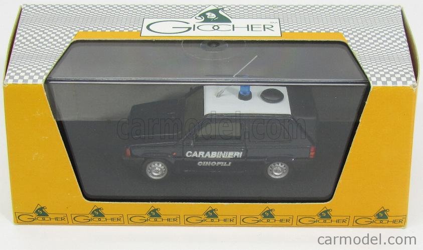 GIOCHER PA01CIN Масштаб 1/43 | FIAT PANDA VAN CARABINIERI CINOFILI