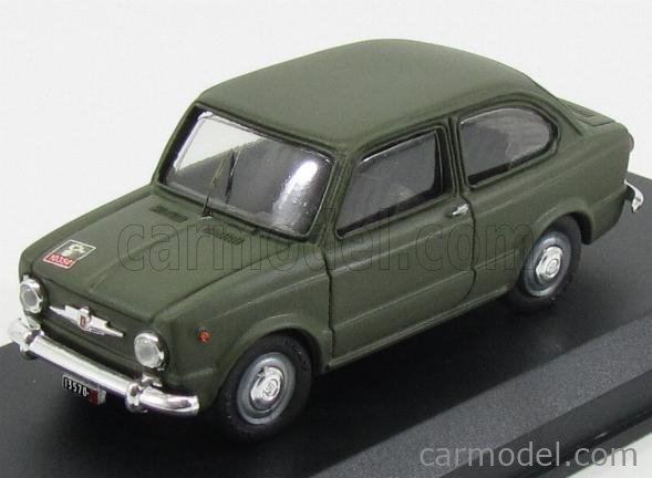 独特の素材 | 1/43 Scale 02 MODEL TEL FIAT MILITARY 1968 CARABINIERI 850 乗用車