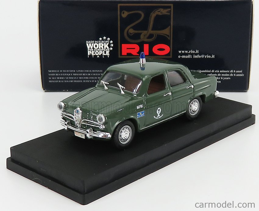 Ixo 1/43 Alfa Romeo Giulietta Polizia Stradale – Italie 1959 – Diecast