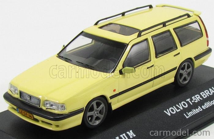 ボルボ T5R ミニカー1/43 TRIPLE9 1995YELLOW-