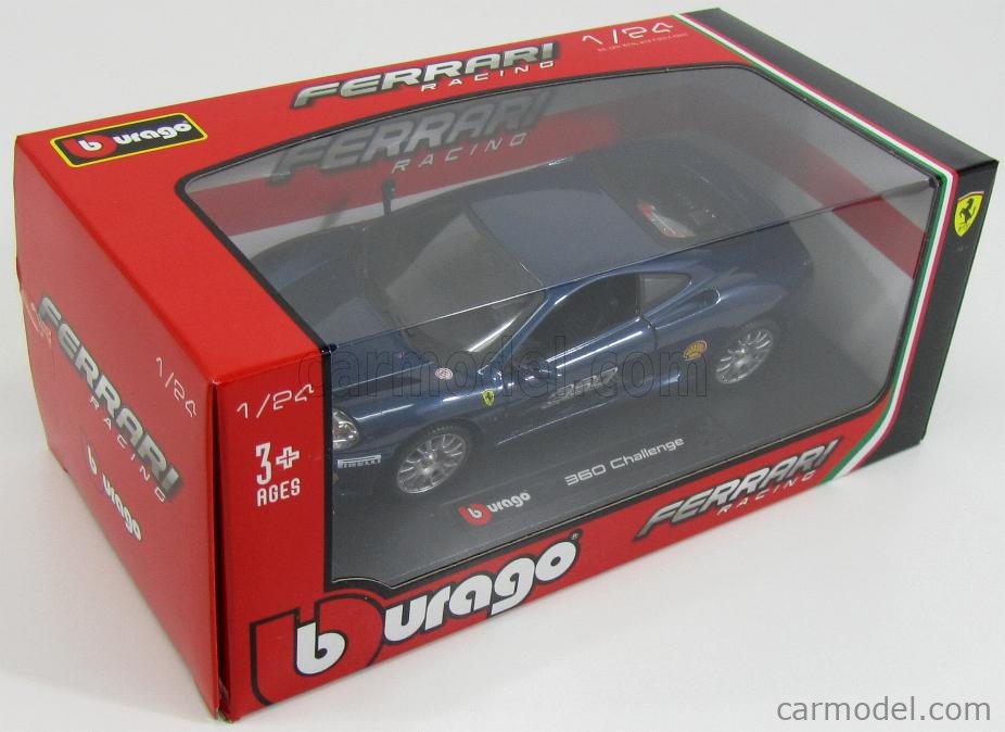 BURAGO 18-26304BL Scale 1/24 | FERRARI 360 MODENA N 360 BURAGO 18-26304BL Scale 1/24 | FERRARI 360 MODENA N 360