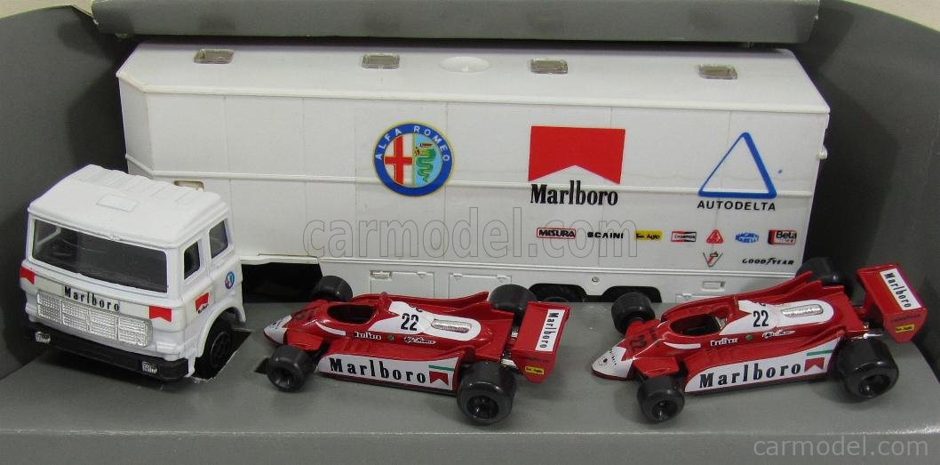 Amazon.co.jp: Polistil F1 Transporter Benetton Alfa Romeo 1