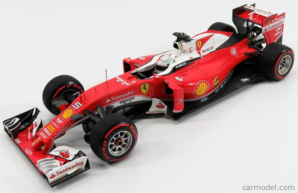 Sebastian Vettel BBR Ferrari SF16-H No.5 Cina Gp 2016 