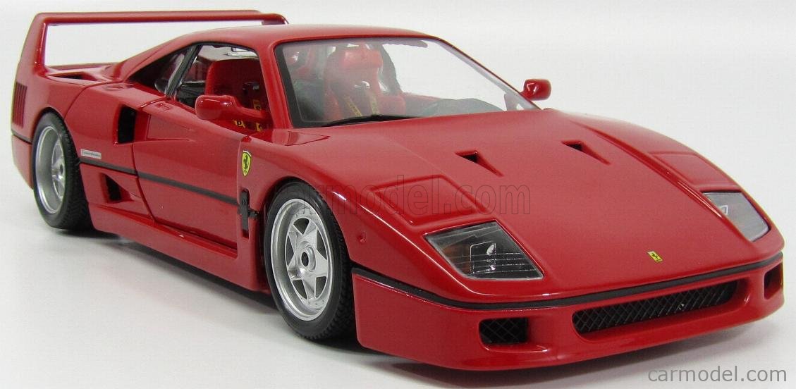 BURAGO BU16601R Scale 1/18 | FERRARI F40 1987 RED