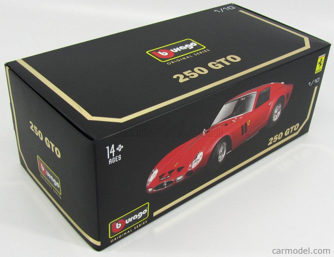 【1/18スケール】Bburago Ferrari 250GTO 1962 Amazon.com: Bburago 1962 Ferrari 250 GTO 1: 24 Scale Die