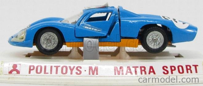 Politoys M 555 Matra Sport ミニカー POLITOYS POLISTIL POLMS595 Scale 1/43 | MATRA SPORT 630 N 3 BLUETTE