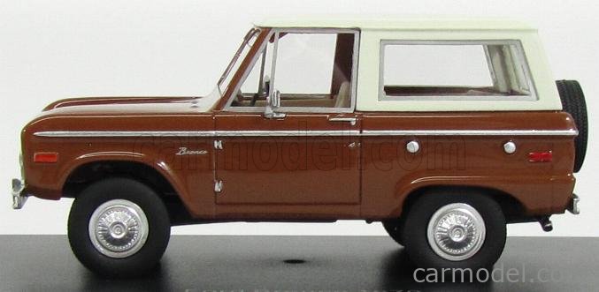 BoS-MODELS BOS43605 Scale 1/43 | FORD USA BRONCO 1970 BROWN WHITE