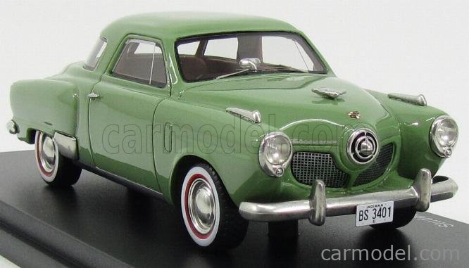 BoS-MODELS BOS43401 Scale 1/43  STUDEBAKER CHAMPION STARLIGHT COUPE 1951 GREEN