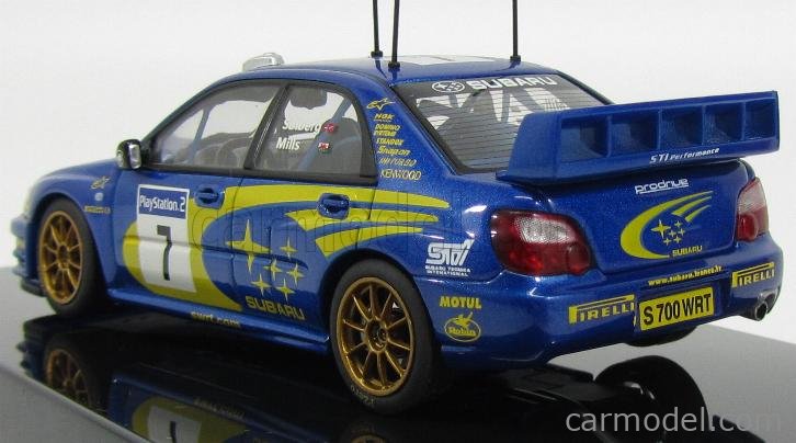 SUBARU - NEW AGE IMPREZA WRC N 7 WINNER RALLY FRANCE 2003 P.SOLBERG -  P.MILLS