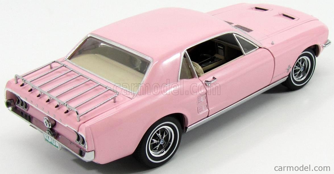 Miniature Ford Mustang 1967 1/18 Greenlight 1967 Coupe Rouge