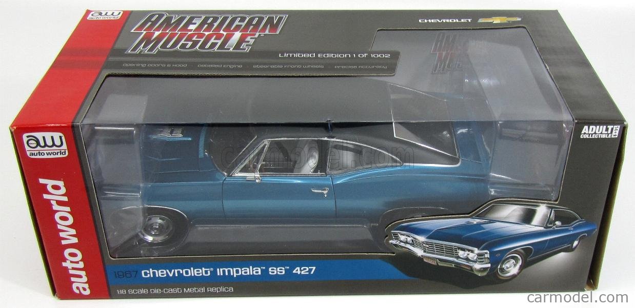 AUTOWORLD AMM1083/06 Scale 1/18 | CHEVROLET IMPALA SS 427 COUPE