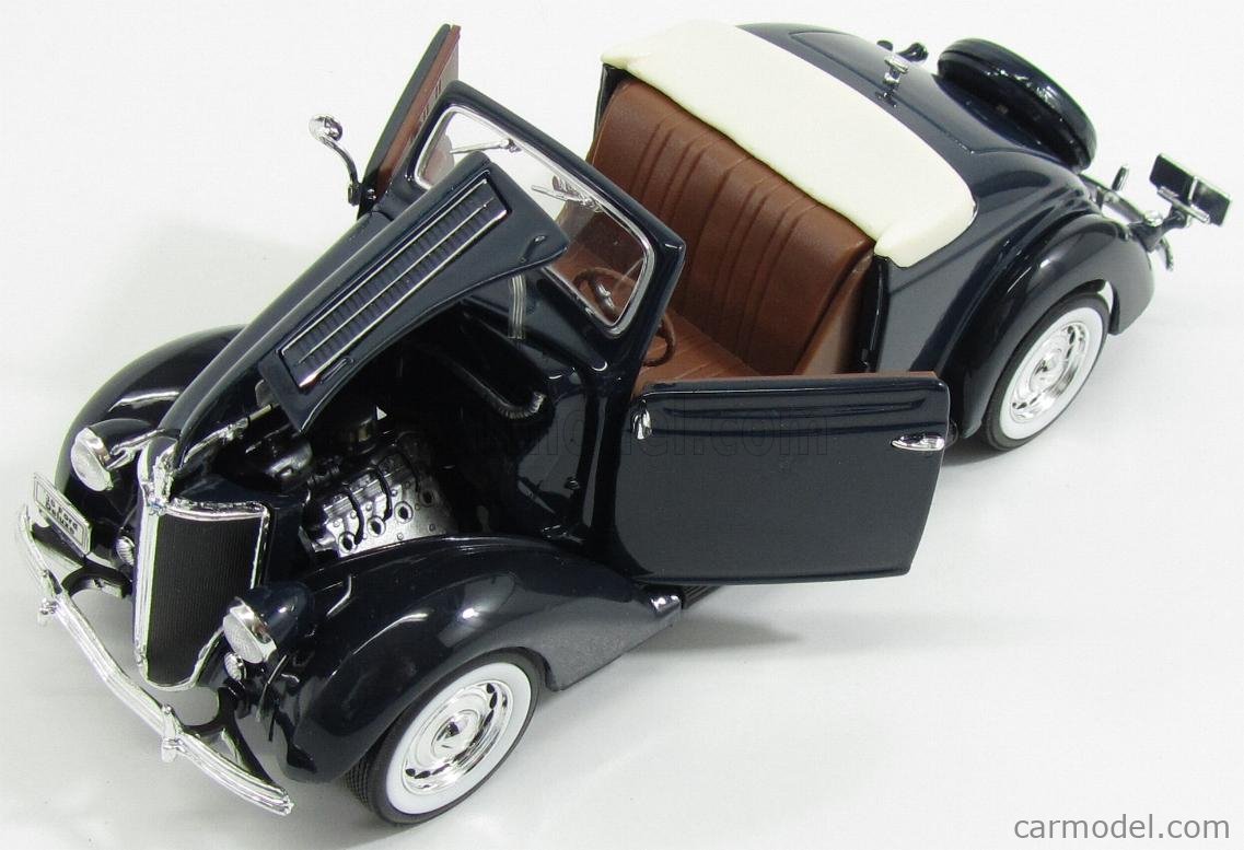 Ford Deluxe Cabriolet 1936 Black 1:24 Model 2422 WELLY