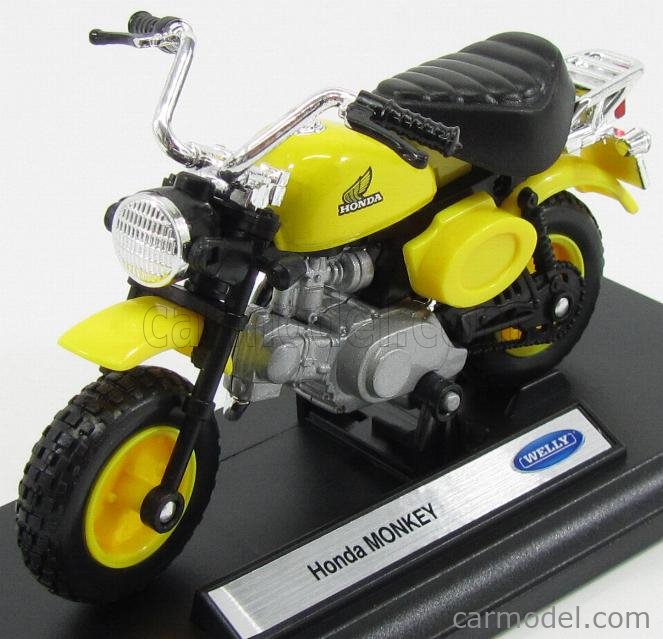 WELLY WE19671 Masstab: 1/18 | HONDA MONKEY 1960 YELLOW BLACK