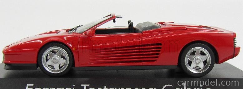HERPA 010337 Scale 1/43 | FERRARI TESTAROSSA CABRIOLET OPEN