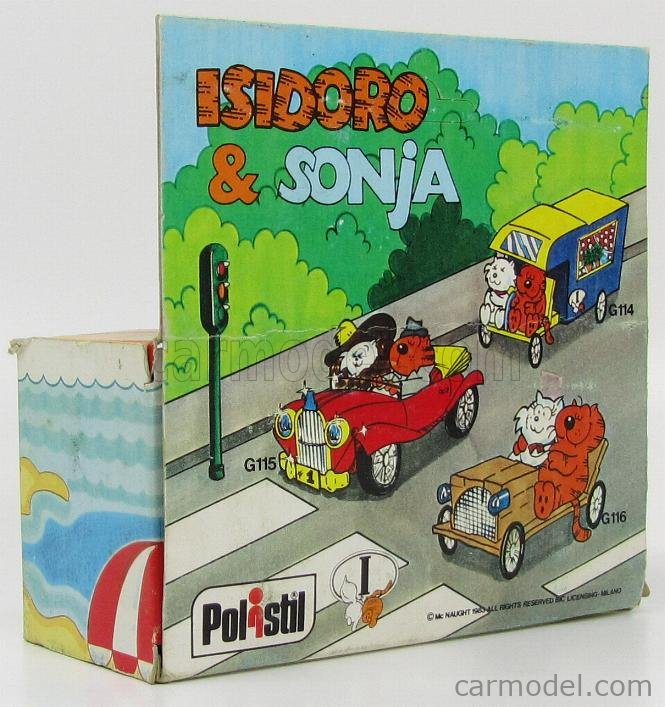 Polistil Isidoro & Sonja Die Cast Vintage Anni 80's