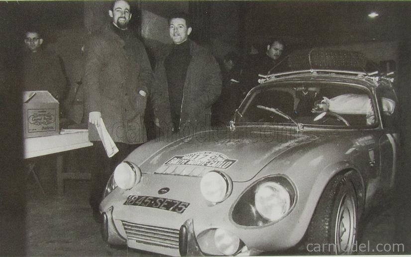 Générique Matra DJET V Rally Monte Carlo 1966 JAUSSAUD IXO 1/43