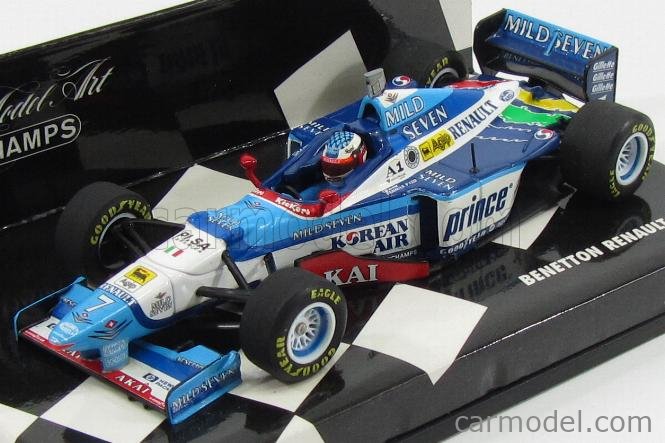 Benetton Formula 1 Showcar 1999 Alexander Wurz #10 Minichamps 1/43 F1 
