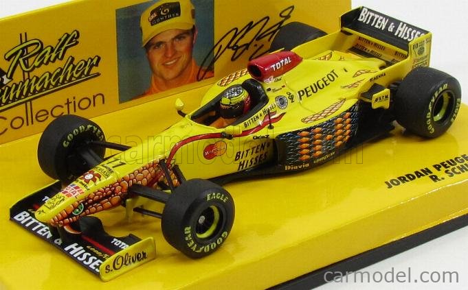 自動車 PMA 1/18 Jordan Peugeot 197 R.Schumacher Jordan 197 Peugeot | House of Modelcars