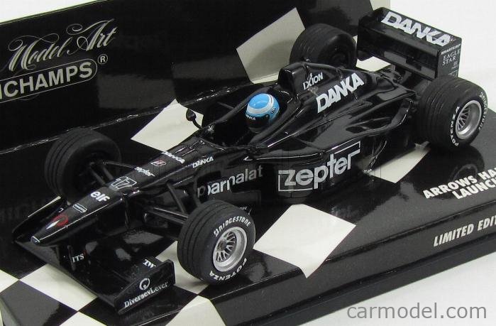 Minichamps Scale 1 43 Arrows F1 Hart N 17 Launch Version 1998 M Salo Black