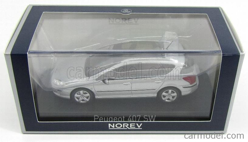 Peugeot 407 SW 2004 Aluminium Silver 1:43