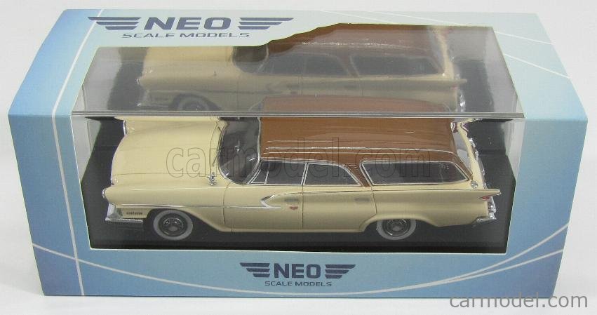 商舗 ホビー 模型車 車 レーシングカー ネオスケールモデルクライスラーニューポートステーションワゴン143 neo scale models  chrysler port station wagon 1961