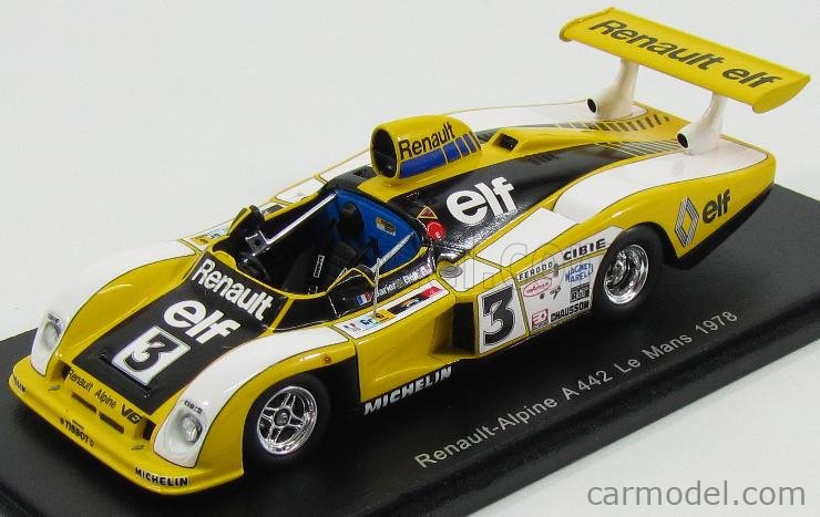 Rare Kit Metal Mre Renault Alpine A 442 Bendix le Mans 77 1