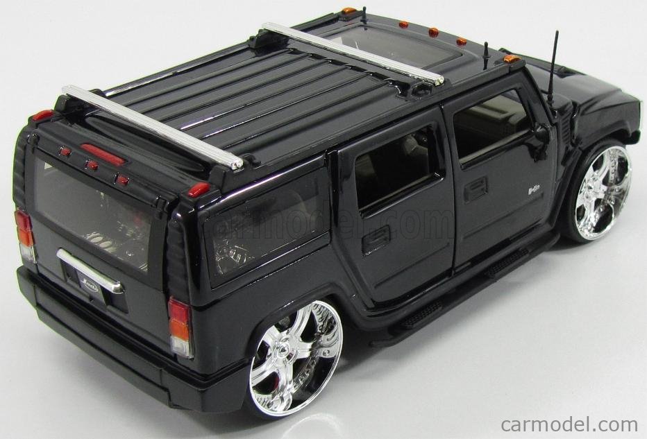 JADA 90403BK Scale 1/24 | HUMMER H2 CUSTOM 2003 BLACK