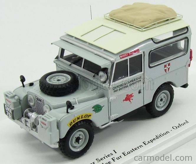 TRUESCALE TSM164322 Scala 1/43 LAND ROVER LAND SERIES I 107 OXFORD & CAMBRIDGE FAR EASTER