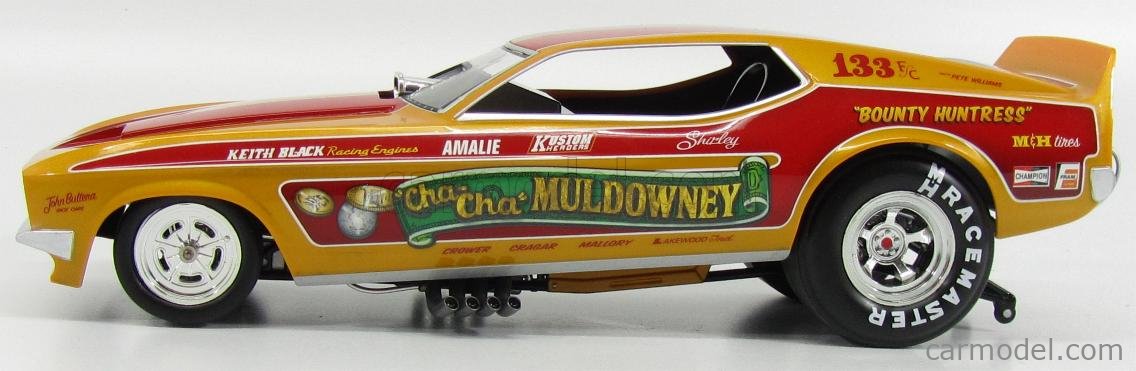 FORD USA MUSTANG N 133 NHRA FUNNY CAR DRAGSTER CHA CHA MULDOWNEY 1972 JOHN BUTTERA