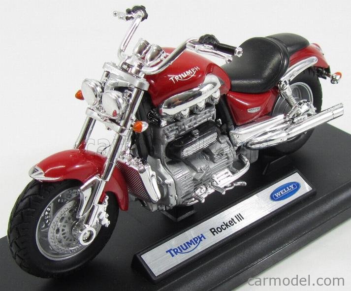 Triumph Rocket III WELLY Motorcycle Model 1 18 for sale online 