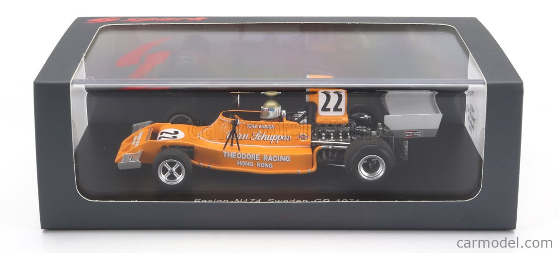 Spark 1/43 S4811 – Ensign N174 Ford Cosworth #22 – GP USA West 1976 – Amon